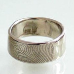 Unique Wedding Rings: Fingerprint Bands