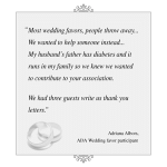 Wedding Favor Donations and Other Ways to Give Back