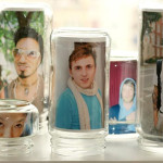 DIY Wedding Photo Jar Frames