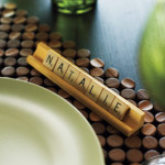 DIY Wedding Place Cards for Word Lovers
