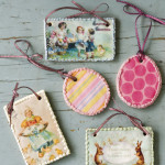 DIY Wedding Favors: Cookie Ornaments with Vintage Illustrations