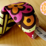DIY Wedding No-Sew Fabric Fortune Cookies