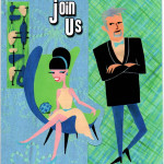 DIY Invitations: Retro Inspired Self Portraits