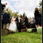 Ceremony Seating: Hay Bales For Your Wedding