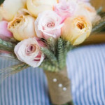 DIY Fall Bouquet: Wheat and Roses