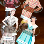 Vintage Fashion Illustrations: DIY Place Card Dolls
