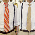Vintage Wedding: Men in Suspenders