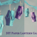 How to Make Paper Lanterns: Garland for Your Wedding
