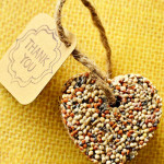 Birdseed Wedding Favor Hearts: Eco, Easy and Inexpensive DIY
