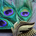 DIY Peacock Feather Fascinator