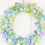 DIY Shabby Chic Fabric Wreath