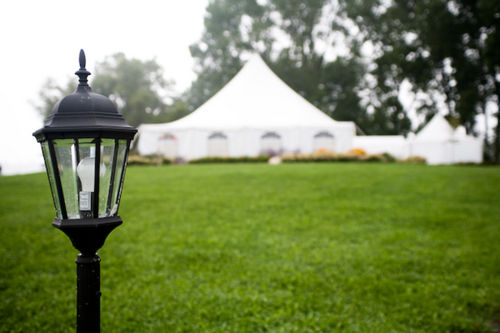 outdoor reception tent