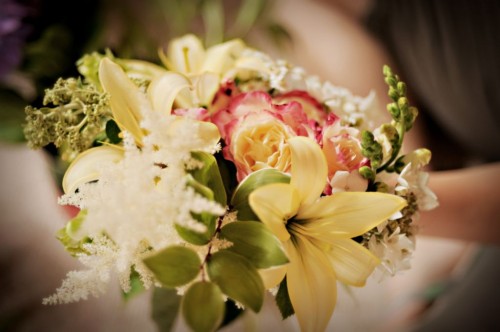 Beach wedding bouquet