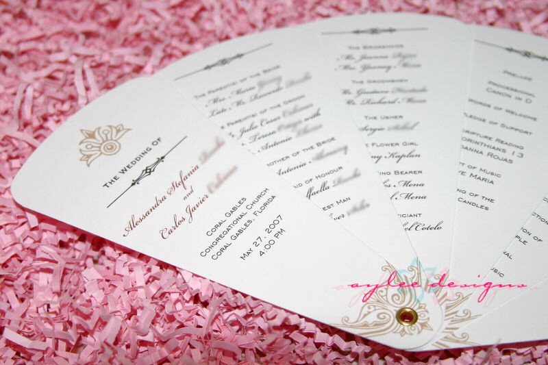 Wedding Program Templates