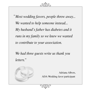 Wedding Favor Donations and Other Ways to Give Back