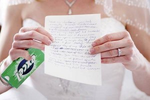 Bride Giving a Speech Photo by Ralph Heinze