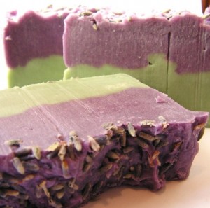 handmade soap lavender mint 