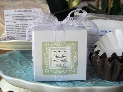 wedding favor cupcake mix