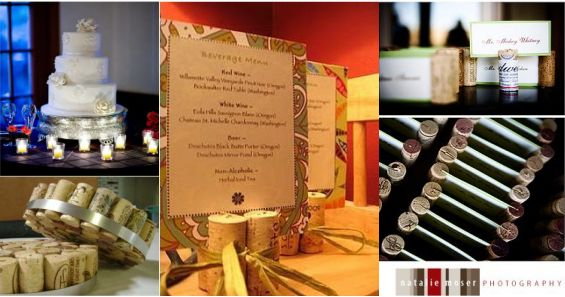 diy wedding cork placecards