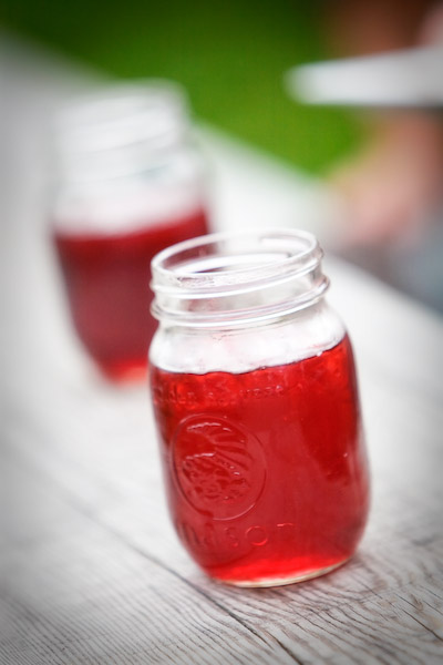 mason jar drink