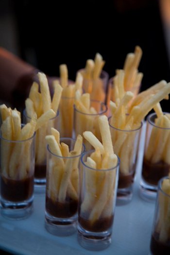 french fries wedding