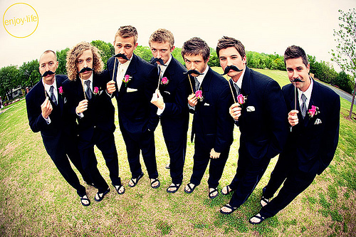 fake moustaches