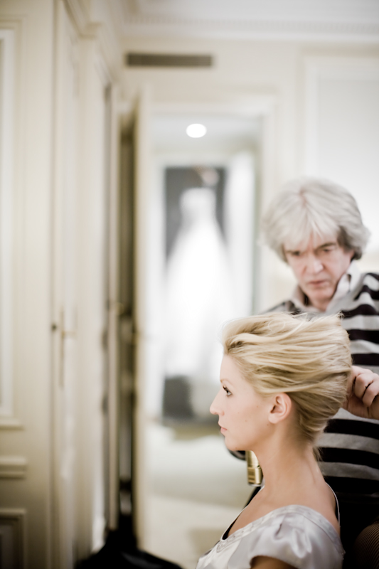 bride getting ready