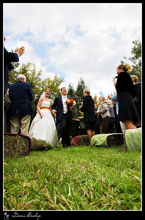 Straw bales wedding outdoor Straw bales wedding outdoor