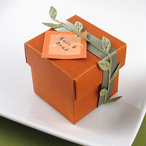 orange favor box