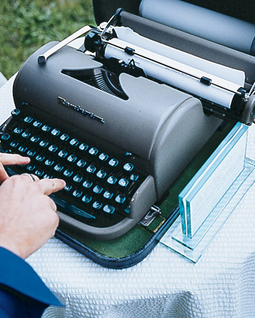 vintage typewriter