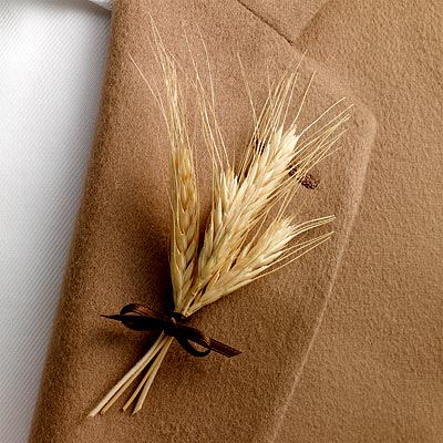 wheat boutonniers
