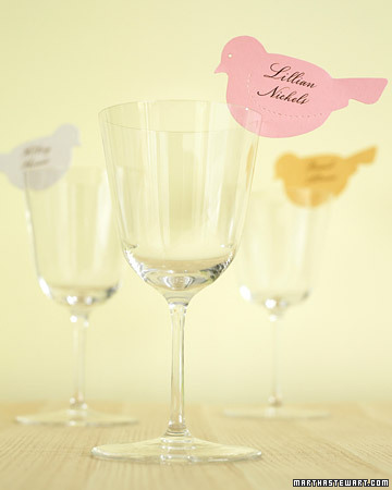 bird place cards