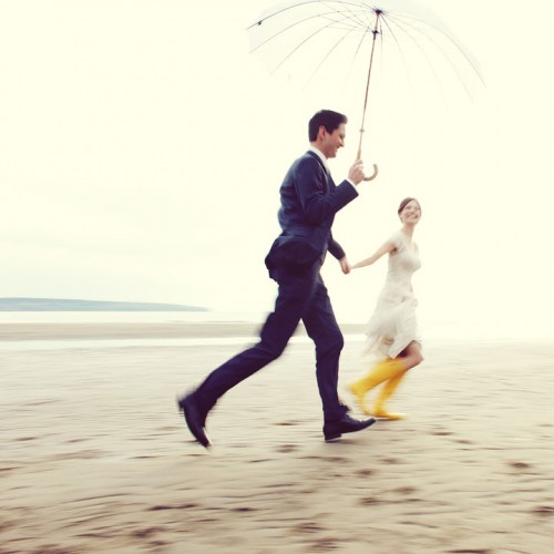rain wedding day