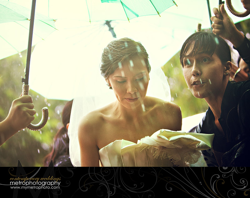 rain wedding