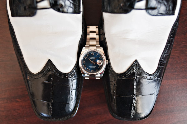black and white groom shoe shot wedding