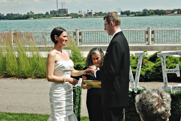 detroit michigan lake intimate hotel wedding