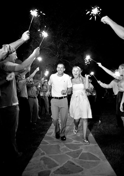 just married wedding photograph