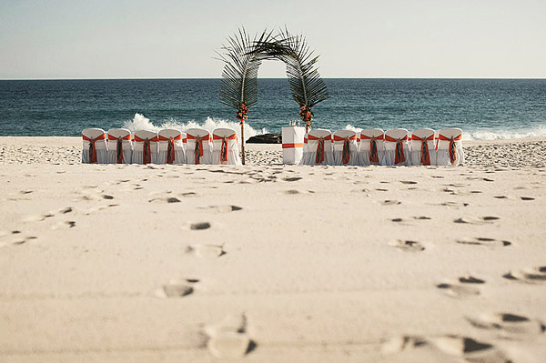 cabo mexico beach wedding ceremony