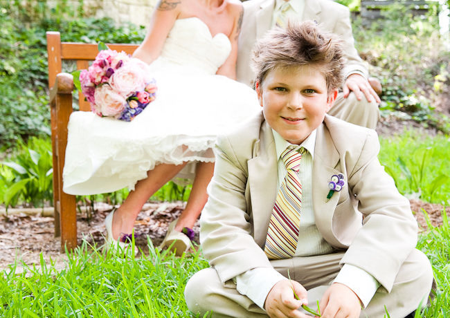 boy at wedding