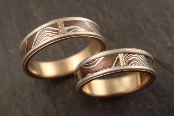 Wedding rings handmade