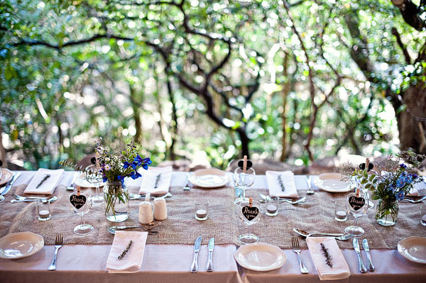 Real Weddings Casey Duncan S New Zealand Lodge Wedding Rustic South African Wedding Reception
