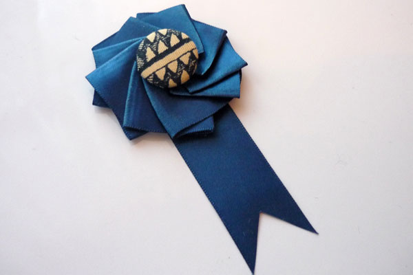 Finished Ribbon Medallion