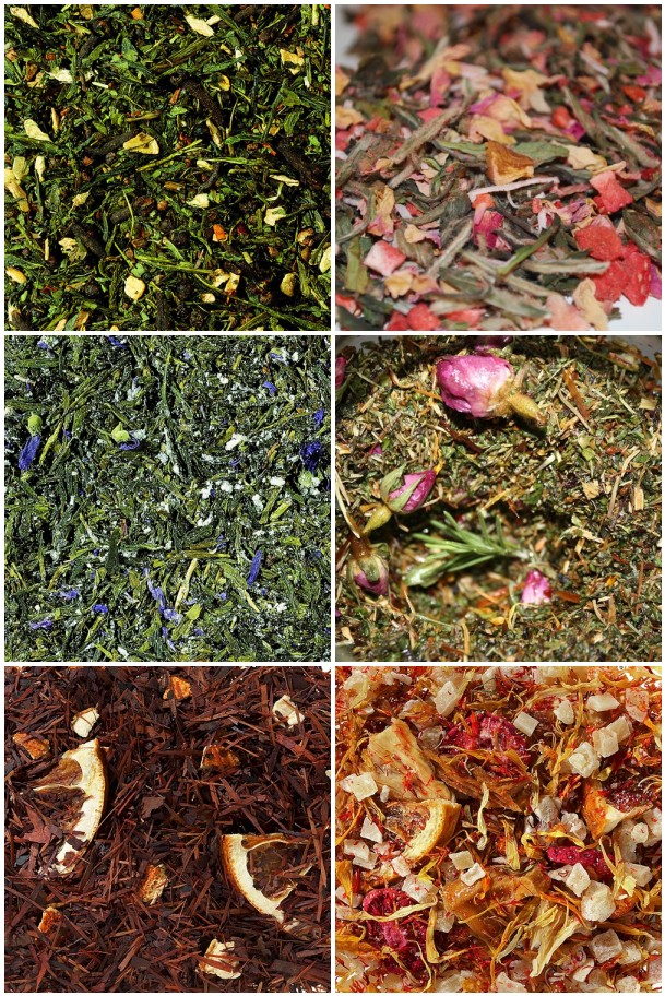 tea leaves mosaic