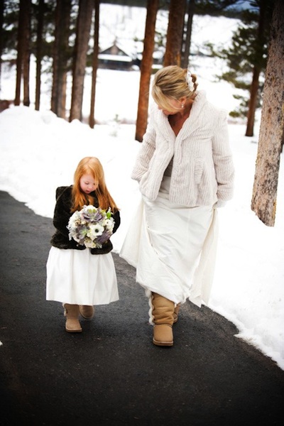 white bridal uggs