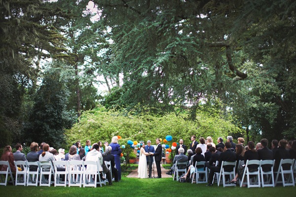 Real Weddings Prairie Andris San Fran Garden Wedding Golden Gate Park Wedding Ceremony