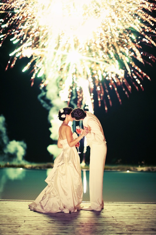 wedding fireworks