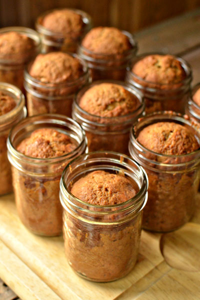 Banana loaf jars