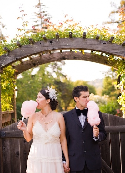 Carnival inspired wedding treats