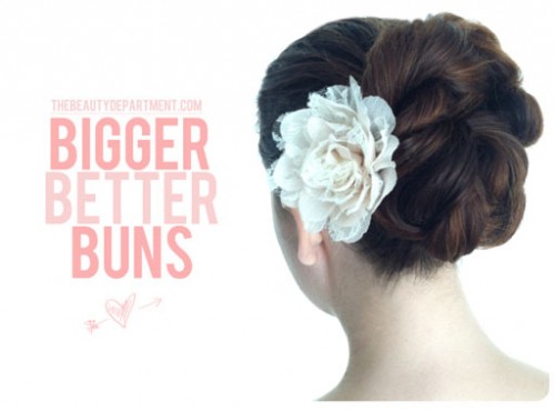 double rope braid bun
