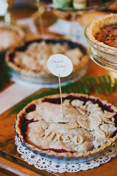 wedding pies